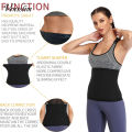 Waist Trainer Premium Polymer Sauna Strap Weight Loss Women Belly Trimmer Slim Wrap Fitness Heat Sweat Workout Slimming Belt.