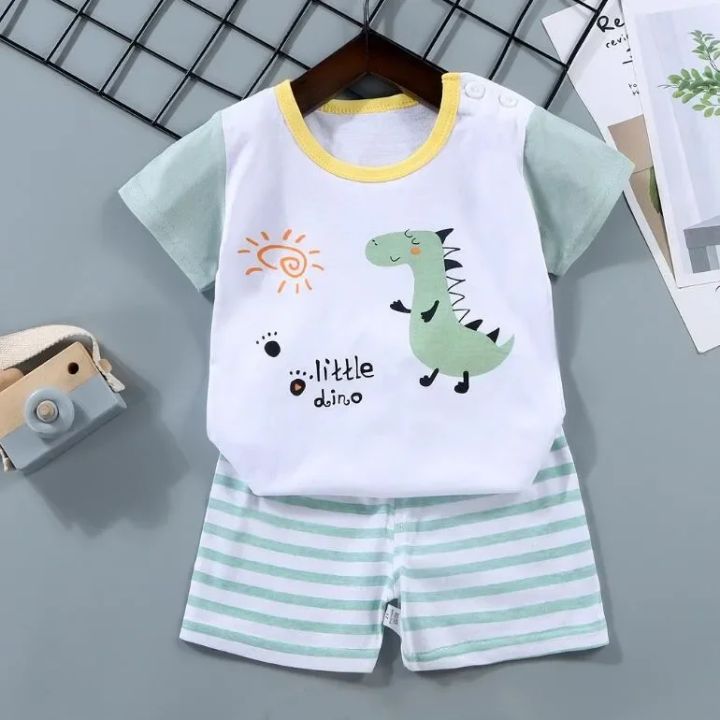 Kid%20Boy%20Summer%20Short%20Sleeves%20Tees+Stripe%20Shorts%202-piece%20Clothes%20Set%20Cartoon%20Zebra%20Print%20Soft%20Cotton%20Sports%20Casual%20Suit%201-6%20Years%20-%20Image%207