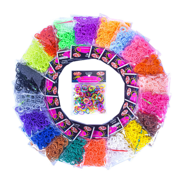 300pcs%20Colorful%20Rubber%20Band%20Bag%20for%20Children's%20Puzzle%20DIY%20Toys%20Rainbow%20Ring%20Bracelet%20Woven%20Toys,%20Hair%20Bands%20-%20Image%205