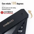 CESTOMEN Multifuncional Portable Plastic Folding Pocket Combs Barber Men Oil Head Beard Combs Hair Styling Wide Tooth Combs.