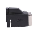 Aluminum Alloy Window Locks with 2 Keys Window Restrictor Lock Durable Portable Practical Exquisite Convenient for Hospital Bank. 