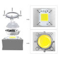 1 Set 44mm LED Lens Optical Glass 60 120 Degree + 50mm Reflector Collimator + Fixed Bracket for 20W 30W 50W 100W COB LED Chip. 