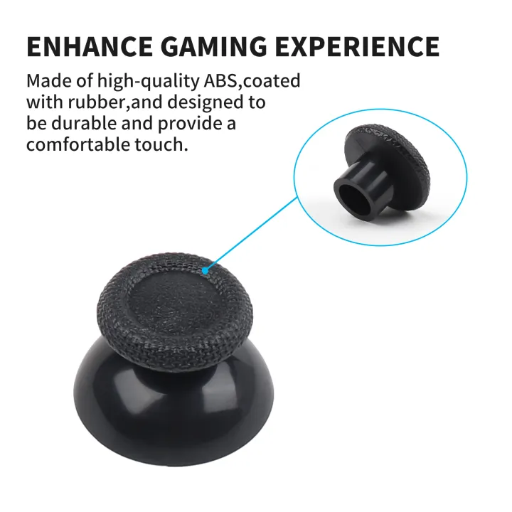 8pcs%20Enhanced%20Durable%20Removable%20Thumbsticks%20Analog%20Stick%20Joystick%20Caps%20Covers%20Swap%20Grips%20for%20PS5%20PS4%20SLIM%20PS4%20Pro%20Controller%20-%20Image%205