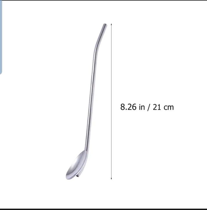6%20Pcs/Pack%20Stainless%20Steel%20Oval%20Shape%20Metal%20Drinking%20Spoon%20Straw%20Reusable%20Straws%20Cocktail%20Spoons%20Set(Primary%20Color)%20-%20Image%205