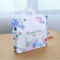 50Pcs Thickening Thank You  Bag Clothing Store Shopping Packaging Bags with Handle Wedding Party Candy  Bags. 