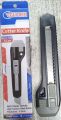 OWNER PLASTIC BUTTON ART CUTTER LARGE SHARP PLASTIC PAPER KNIFE WITH LOCK BUTTON. 