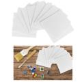 50 Sheets Ceramic Fiber Paper Square Microwave Kiln Papers Glass Fusing Paper for Household DIY Craft 80x80mm. 