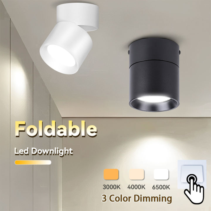 LED Downlight 3 Colour Change Home-Appliance Decor Spotlight Indoor Ceiling Lamps Room Fixtures Bedroom Lustre Lights Led Spot