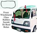 Suzuki Bolan Carry Hi-Roof Front Screen Rubber Windscreen Rubber Black Color. 