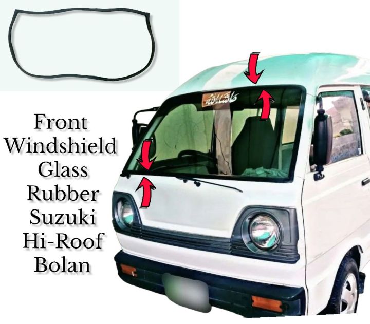 Suzuki Bolan Carry Hi-Roof Front Screen Rubber Windscreen Rubber Black Color
