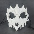 Japanese Anime Dragon God Skeleton Half Face Mask Cosplay Animal Skeleton Masks Unisex Halloween Carnival Party Props Assessor. 