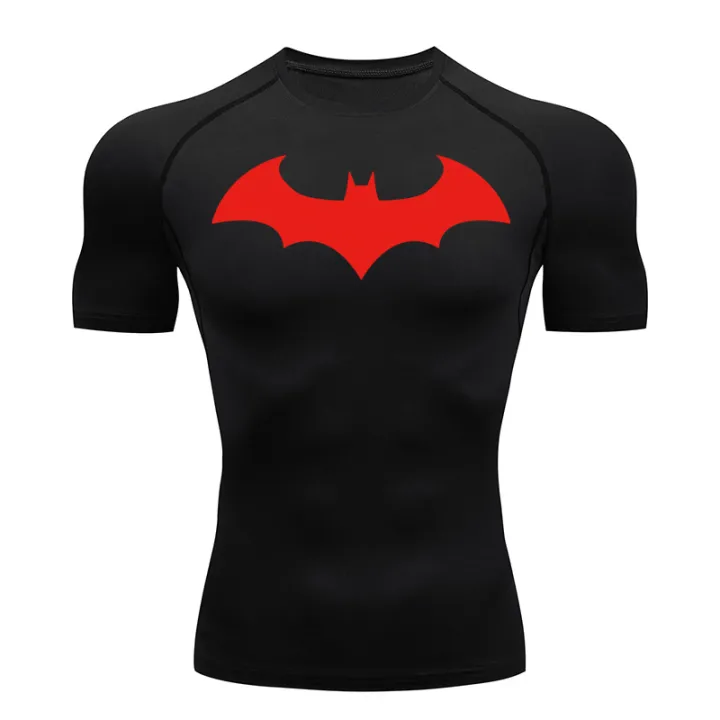 Bat%20Graphic%20Compression%20Shirts%20for%20Men%20Short%20Sleeve%20Rash%20Guard%20Gym%20Workout%20Running%20Tshirt%20Summer%20Athletic%20Quick%20Dry%20Tees%20Tops%20-%20Image%207