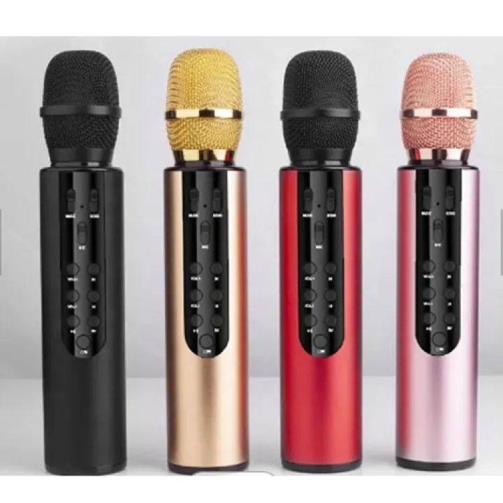 M6 3 In 1 Portable Bluetooth Karaoke Microphone With Speaker