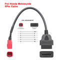 4Pin/6Pin Motorcycle OBD2 Adapter Cable for Honda Diagnostic Connector OBDII 16Pin Extension for CBR CRF.