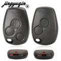 jingyuqin 2/3 Buttons Remote Car Key Shell Cover Case Styling For Renault Dacia Modus Clio 3 Twingo Kangoo 2 Fob. 