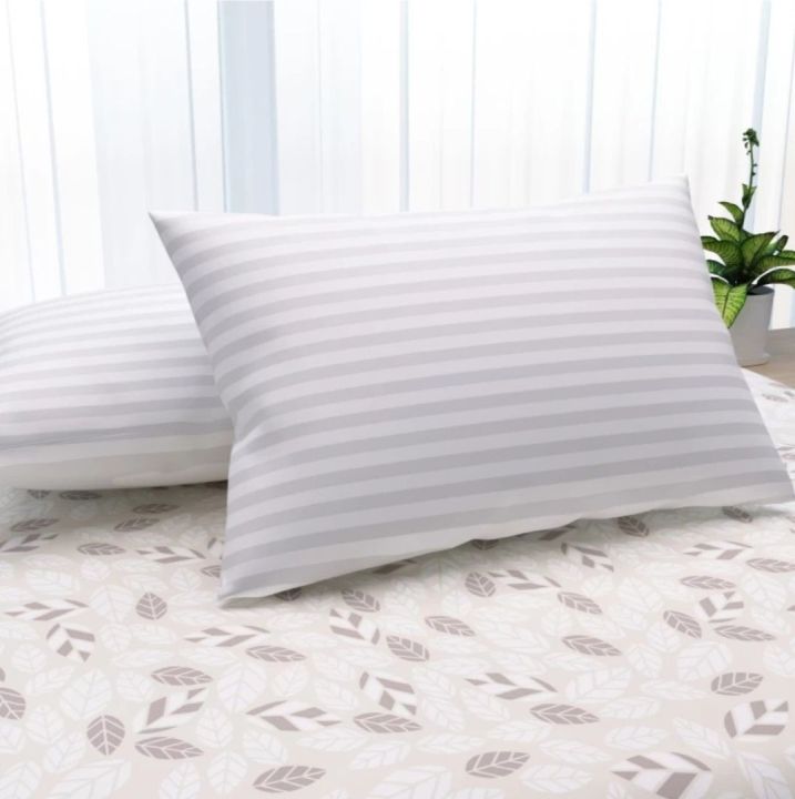 Pillow Set | Comfort And Support Pillow Microfiber Solid Sleeping Pillow Pack Of Two ( White) Size 16×26