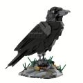 NEW MOC Animal Raven Building Blocks Set Bird Model Bricks Assembly Toys Birthday Xmas . 