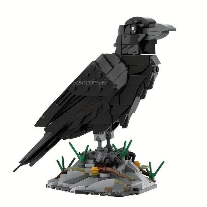 NEW%20MOC%20Animal%20Raven%20Building%20Blocks%20Set%20Bird%20Model%20Bricks%20Assembly%20Toys%20Birthday%20Xmas%20%20-%20Image%205