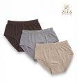 Pack of 3 Men's V-Shape Cotton Boxer Briefs & Underwear Combo. 