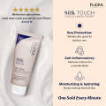 Flicka Silk Touch Pore Blurring primer. Milk-Cream Concentrate moisturizer and Primer. Sun Protection and anti-inflammatory. 
