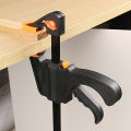 Woodworking Work Bar Mini F Clamp Clip Set Hard Quick Ratchet Release Clip DIY Carpentry Hand Tool Gadget Woodworking Clamp. 