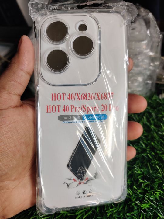 Transparent%20Back%20Cover%20For%20Tecno%20Spark%2020%20Pro%20-%20Image%202