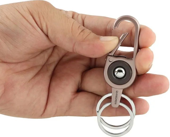 Premium%20Qiangren%20Keychain%20Holder/Stylish%20Metal%20Key%20Ring%20For%20Motor%20Bike/Home%20key%20-%20Image%204