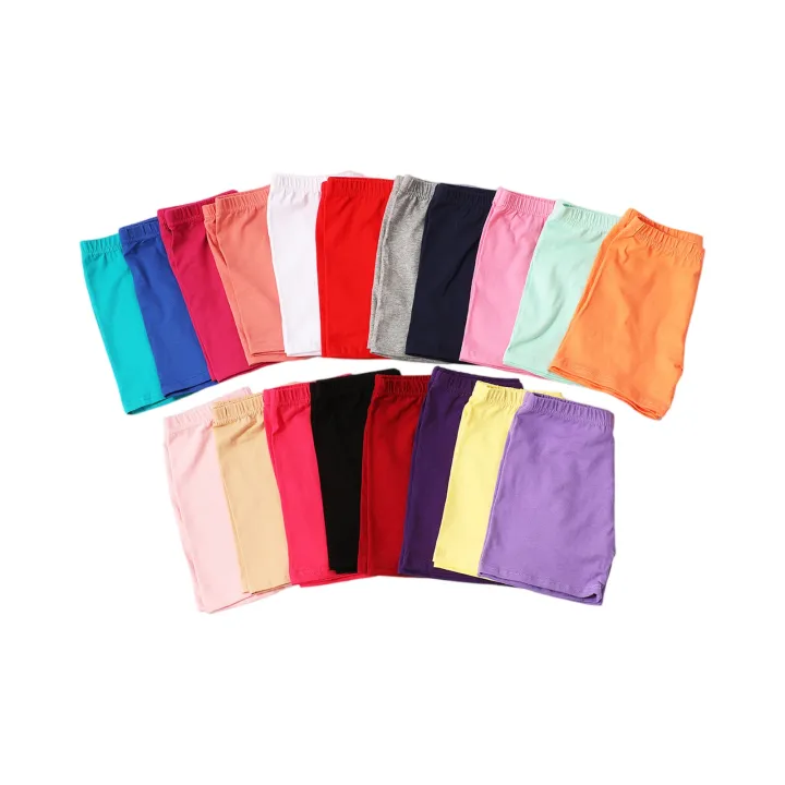 Summer%20Girls%20Three-Point%20Safety%20Pants%20Leggings%20Basic%20Solid%20Elastic%20Waist%20Shorts%20Matching%20Dress%20Skirts%20Shorts%20for%205-13years%20-%20Image%205
