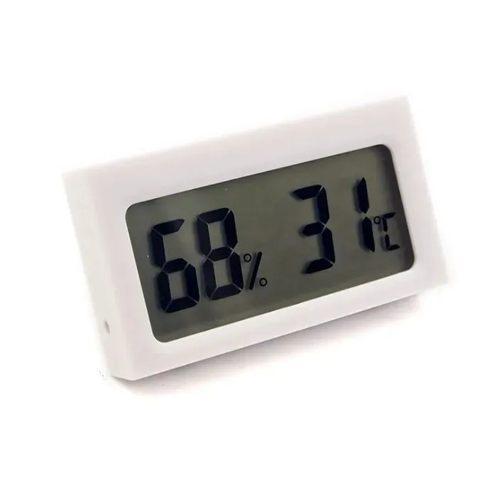 Turtle Rabbit Meter Digital LCD Thermometer Hygrometer for Pet Ant Farm Reptiles Turtle Box ...