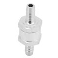 One Way 4/6/8/10/12/14/16mm Valves Aluminium Alloy Fuel Non Return Check Valve One Way For Gasoline Diesel Biodiesel Water.