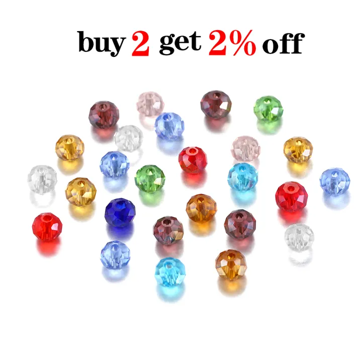 70-300pcs%203/4/6/8mm%20Translucent%20Czech%20Crystal%20Glass%20Bead%20Faceted%20Colorful%20Spacer%20Bead%20For%20DIY%20Bracelet%20Jewelry%20Making%20Supplies%20-%20Image%202
