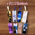 8 PCS Colourful Bookmarks with Motivational Quotes by Enlighten. 