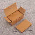 20/50/100pcs Retro Double Sided Blank Kraft Paper Card Word Card Note Message Card DIY Postcard Gift Greeting Invitation Card. 