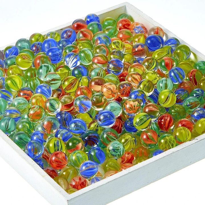 100 Colorful Glass Marbles for Vase, 5 LB Frosted Mixed Color Glass Beads, Decorative Pebbles for Fish Tank, Plants,Flower Pots, Fountains, Crafts, Table Scatter, Aquarium and Home Decor