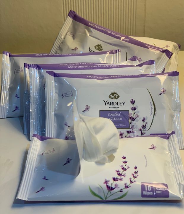 10%20sheets%20of%20natural%20fragrance%20in%20very%20beautiful%20and%20cute%20packaging%20Yardley%20moisturizing%20and%20rejuvenating,%20fine%20fragrance%20wipes,%20lavender%20with%20no%20alcohol,%2010%20wipes%20per%20packaging.%20-%20Image%202