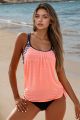 women print Tankini swimwear two-piece beach vacation swimsuits Cross-Border Brief beachwear Elegant Female fashion bikini sets. 