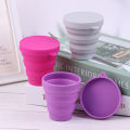 Menstrual Sterilizing Cup Collapsible Silicone Cup Flexible To Clean Menstrual Cup Recyclable Camping Foldable Refillable Bottle.