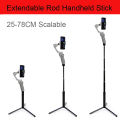 Telescopic Extension Rod for DJI OM 4 Osmo Mobile 3 2/Insta360 ONE X2/3 Phone Tripod Stand Selfie Stick Stabilizer Accessories. 