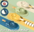 2 in 1 Dumpling Maker Machine - Make Delicious Dumplings, Ghughra, and Momos with Our Perfect Dumpling Machine for Gujiya Making and More. 
