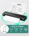 Phomemo M08F A4 Paper Printer Portable Thermal Printer Bluetooth Mobile Printer Compatible with Android & iOS Phone & Laptop. 