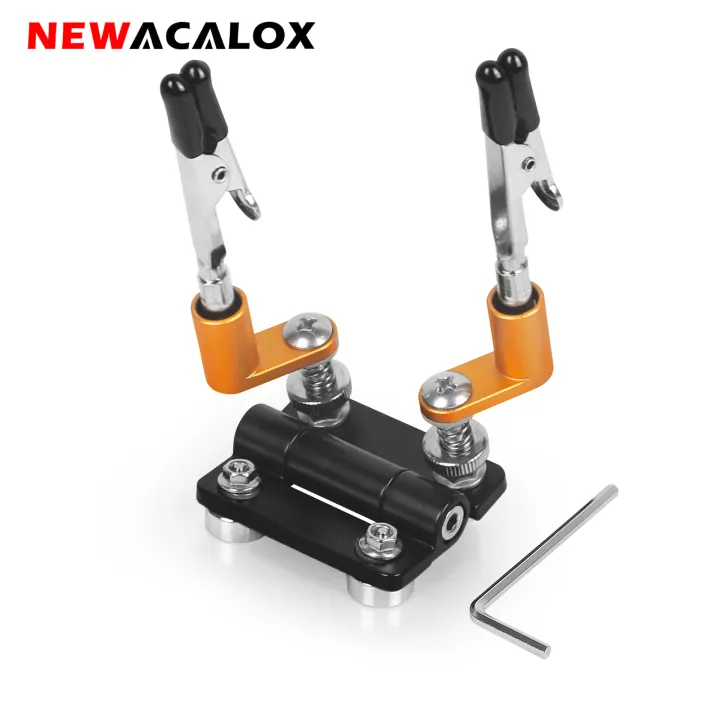 NEWACALOX Mini Magnetic Soldering Third Helplping Hand Flexible Arm PCB ...