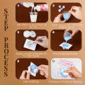 DIY Taba Squishy Kit Set Liquid Gel, Liquid Silicone Squishy Making Kit Perfect Kawaii Taba Squishy Cat Paw Cartoon Characters.