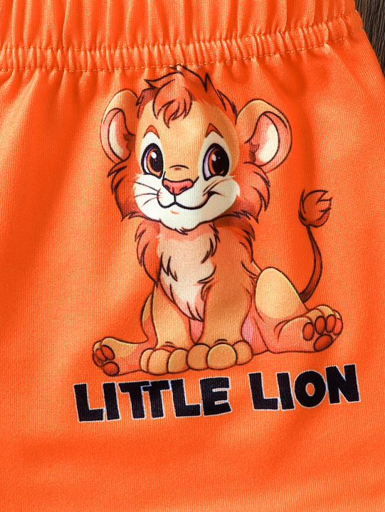 2pcs%20Summer%20Baby%20Boys%20Lion%20King%20Print%20Tank%20Top%20Set,%20Fierce%20Soul%20Graphic,%20Casual%20Daily/Outdoor%20Play,%209-12M,%20Contrast%20Trim%20Vest%20-%20Image%205