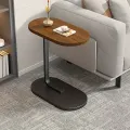 Side table small c shaped bedside coffee table. 
