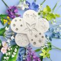 Ultimate Filler Flowers Mold Round Flower Baking Silicone Cake Decoration DIY Fondant 3D Chocolate. 