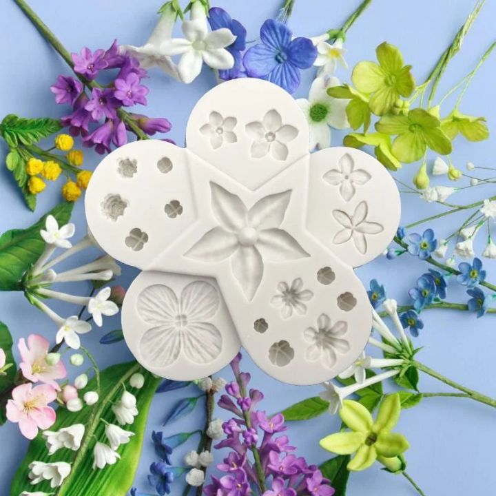 Ultimate Filler Flowers Mold Round Flower Baking Silicone Cake Decoration DIY Fondant 3D Chocolate