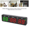Fitness Digital Timer Stopwatch Portable Gym Timer Clock Rechargeable Countdown and Count Up Magnetic for Boxing. 