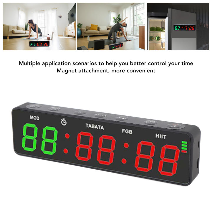 Fitness%20Digital%20Timer%20Stopwatch%20Portable%20Gym%20Timer%20Clock%20Rechargeable%20Countdown%20and%20Count%20Up%20Magnetic%20for%20Boxing%20-%20Image%203
