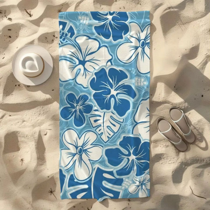 Sea%20blue%20pepper%20Kuwait%20beachtowel%20fiber%20material,quick%20drying%20sand%20proof,washable,beach%20coastal%20tropical%20flower%20towel,ideal%20-%20Image%203