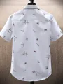 Korea Casual Cool men's shirt Short Sleeve Summer Cotton Slim Trend Shirt Large Size Cool Brand top New Arrival. 